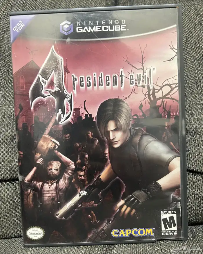 شريط ريزدنت ايفل 4 الاصلي نسخة نينتندو جيم كيوب 0