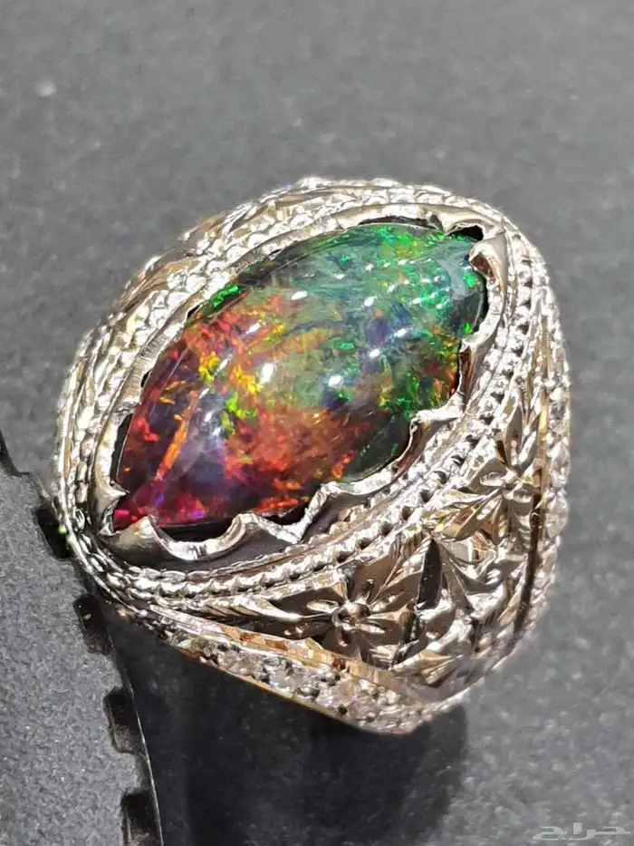 خاتم اوبال اثيوبي ديسكو ناري 0