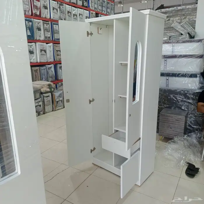 سرير دورين ومفراد ومراتب وبطانيات دولايب خشب و حديد 26