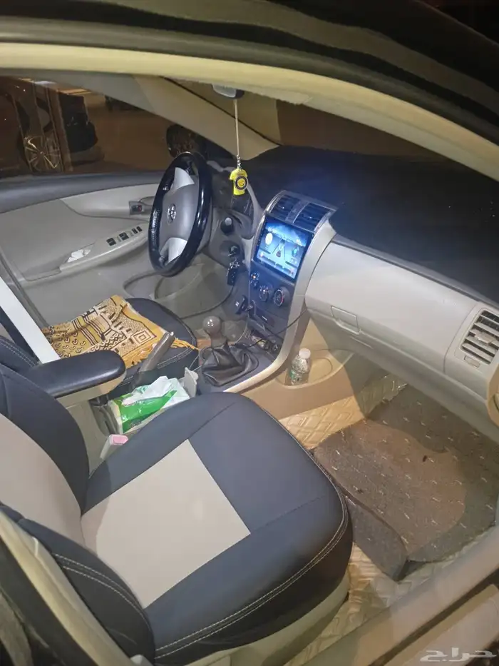 تويوتا كورلا موديل 2008مفحوص مجدد القير عادي للبيع على السوم 9