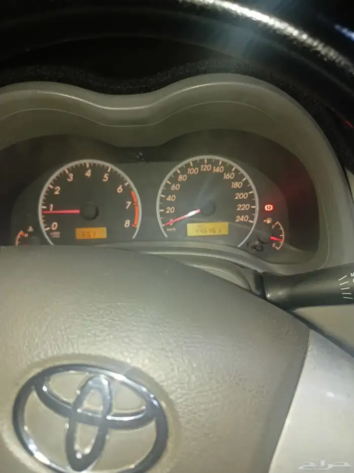 تويوتا كورلا موديل 2008مفحوص مجدد القير عادي للبيع على السوم 2