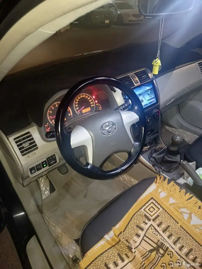 تويوتا كورلا موديل 2008مفحوص مجدد القير عادي للبيع على السوم 4