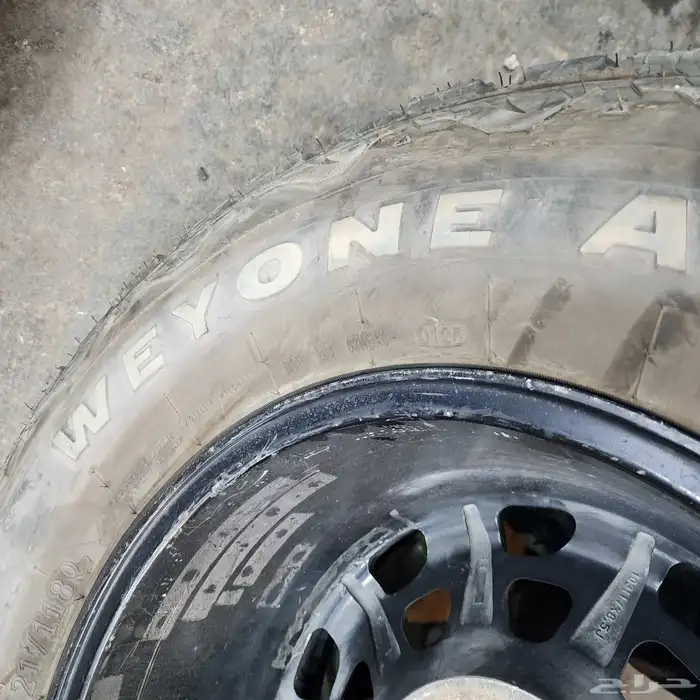 جنوط فيول 6مسمار فورد مع كفرات نص حجري اخت الجديد 17 14