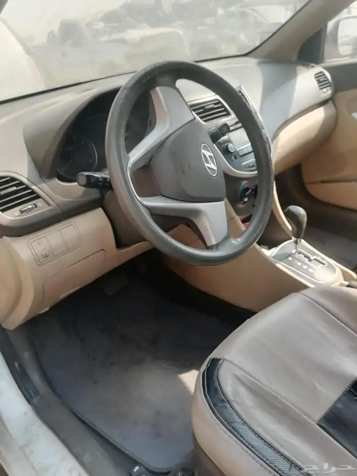 اكسنت 2014 تمتيك قطع غيار فقط تشليح الروابي الخضراء لبيع 4