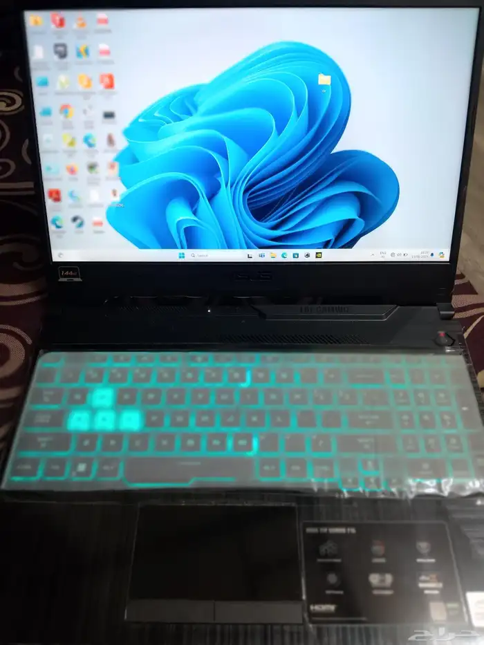 asus tuf f15 gaming laptop with i5 processer. 8gb ram 6