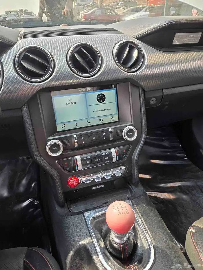 موستينج 2018 قير عادي .مكينه مخبطه .قطع فقط 6