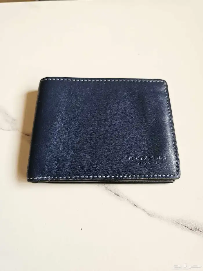 محفظة جلد نسانية - رجالية Coach 0