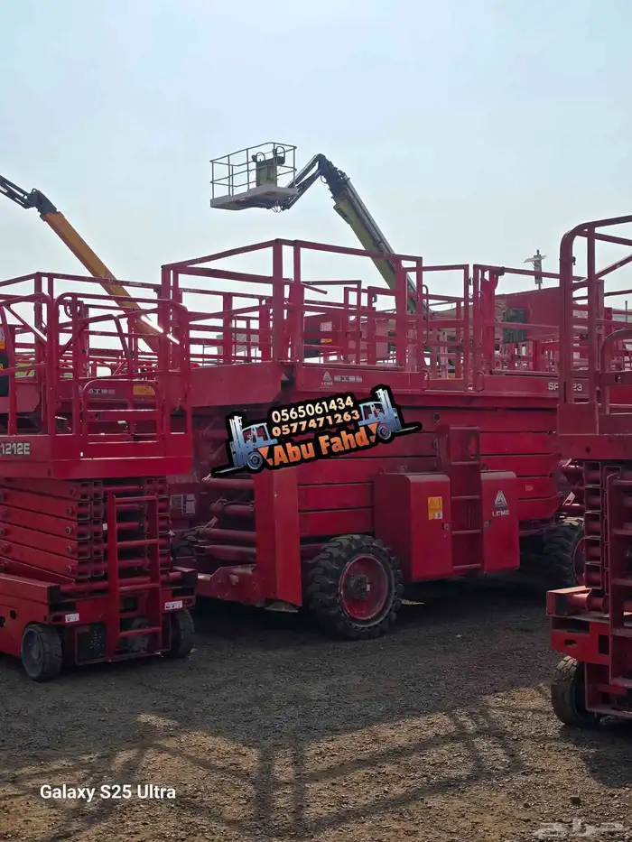 سيزرلفت 12متر للايجار سيزرلفت 8متر سيزرلفت 10متر سيزرلفت 16 4