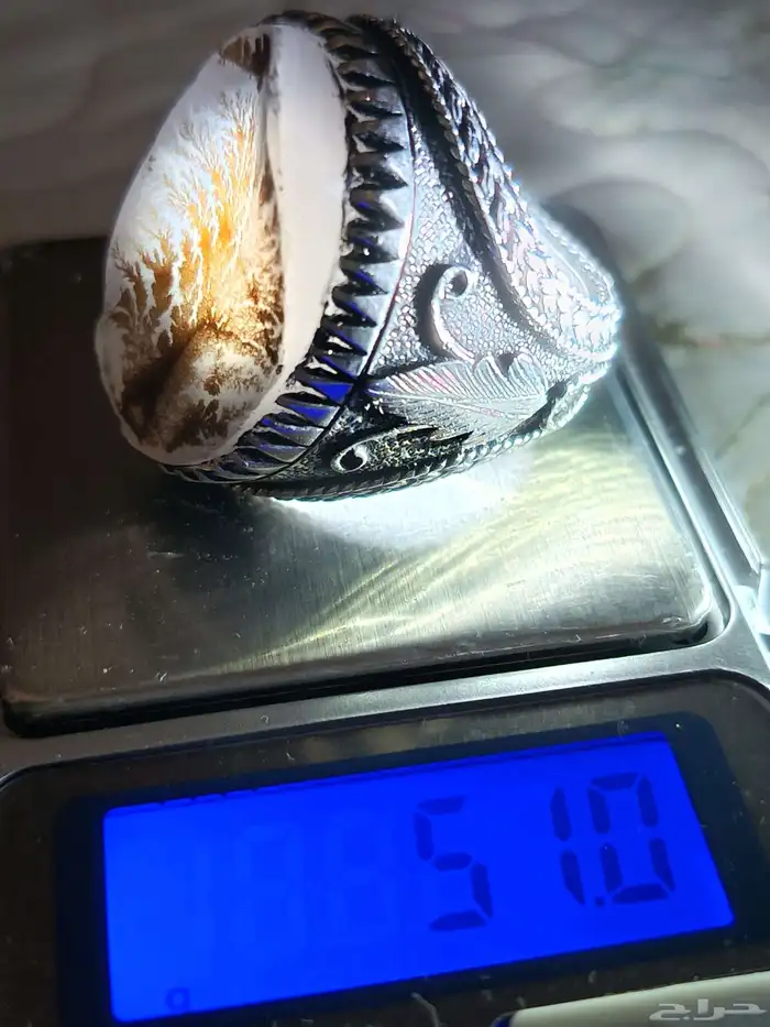 خاتم شجري خام 3