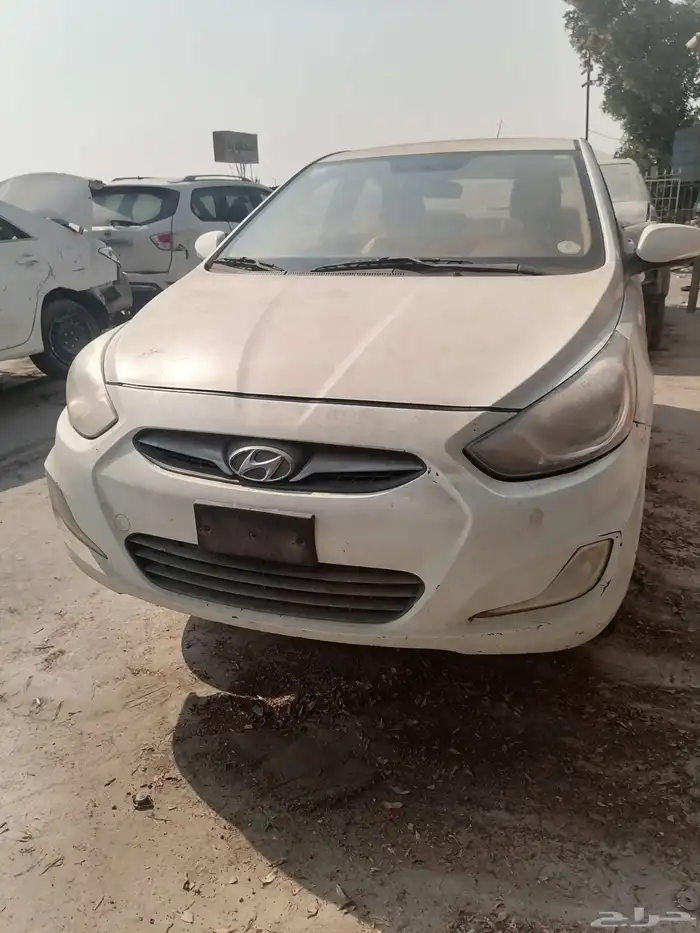 اكسنت 2014 تمتيك قطع غيار فقط تشليح الروابي الخضراء لبيع 0