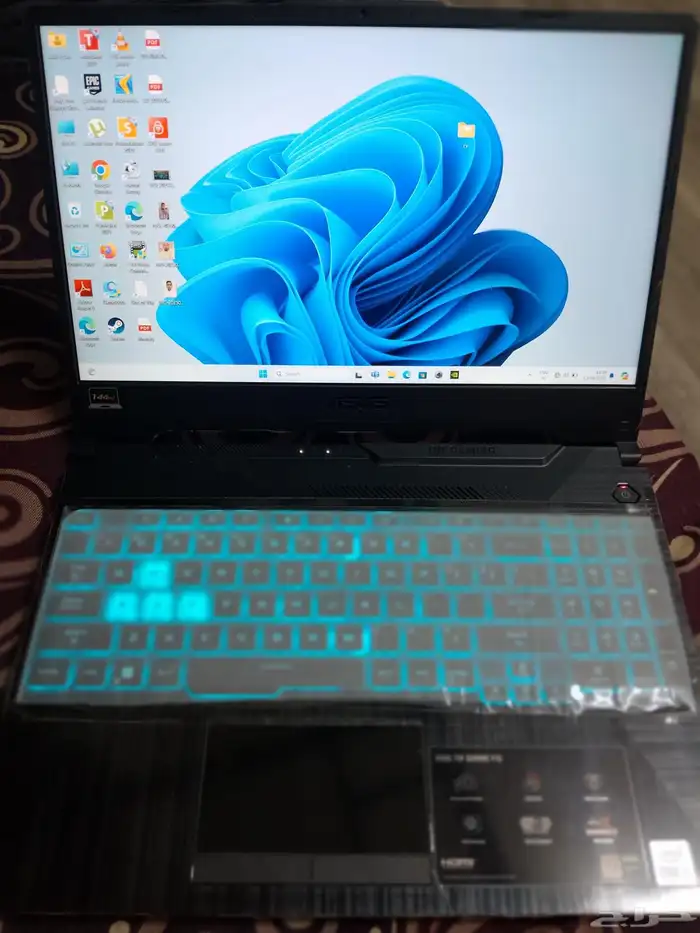 asus tuf f15 gaming laptop with i5 processer. 8gb ram 8