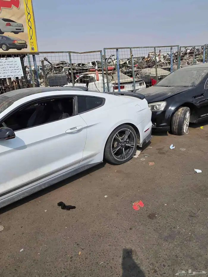 موستينج 2018 قير عادي .مكينه مخبطه .قطع فقط 3