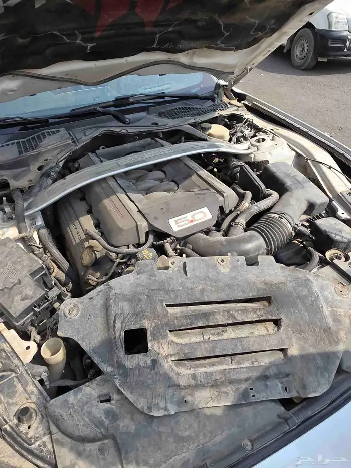 موستينج 2018 قير عادي .مكينه مخبطه .قطع فقط 4