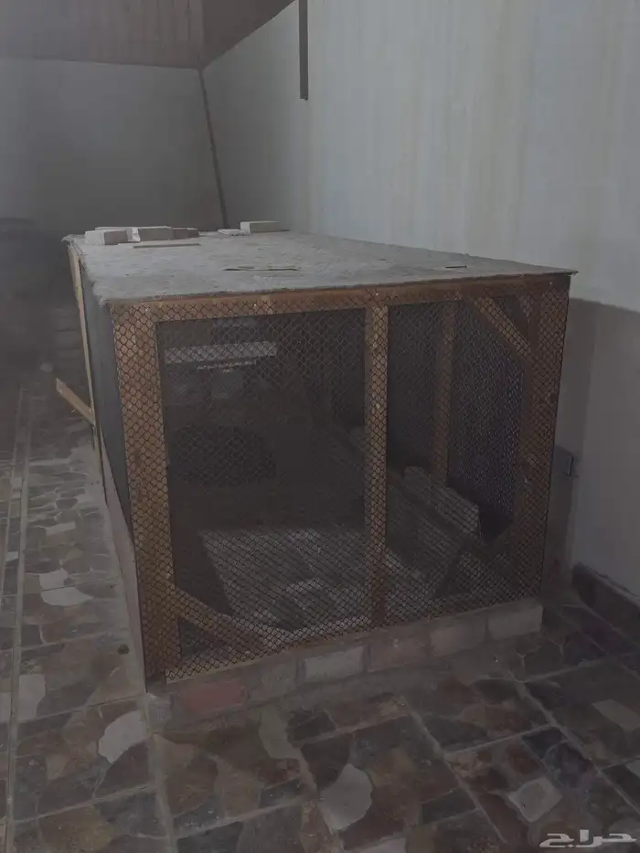 قفص دجاج خشب كبير 1