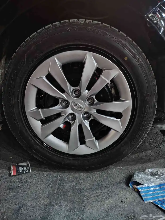 جنوط سوح مقاس 17 اصلي تركب سوناتا ازيرا النترا من 2023 وتحت 3