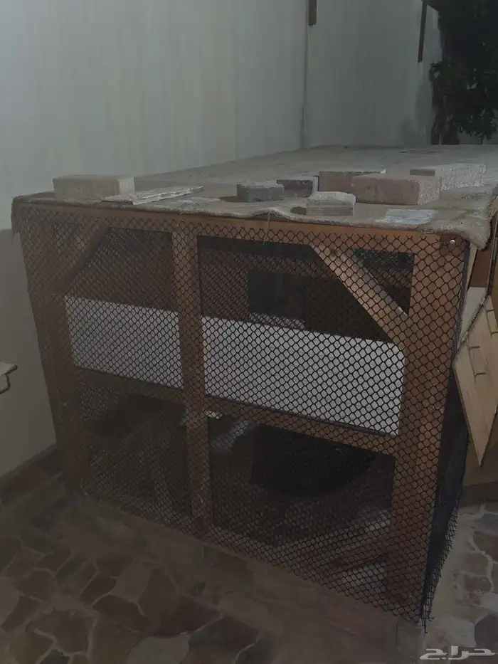 قفص دجاج خشب كبير 2