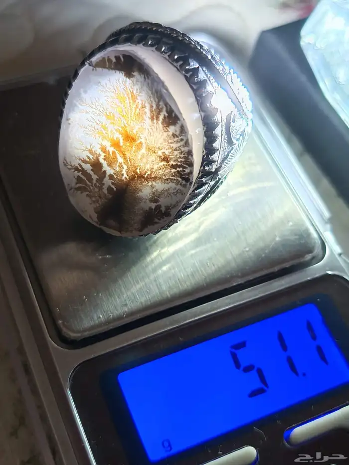 خاتم شجري خام 1