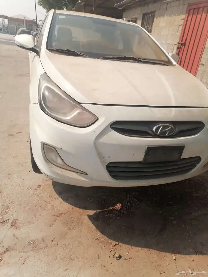 اكسنت 2014 تمتيك قطع غيار فقط تشليح الروابي الخضراء لبيع 3