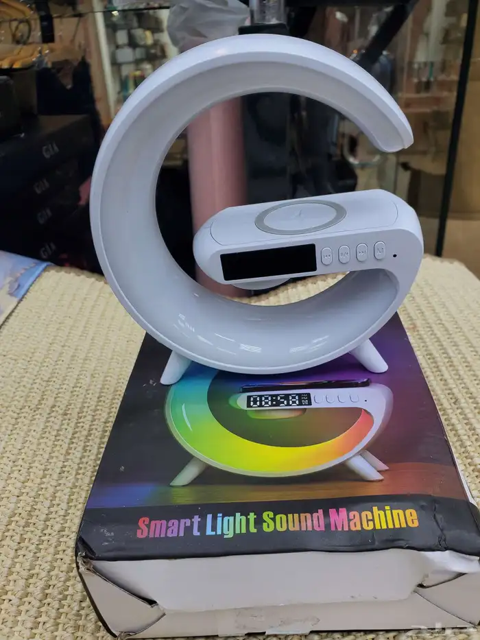 ساعة ذكية إضاءة مناسبة إطار مكتبي سماعة صوت 2