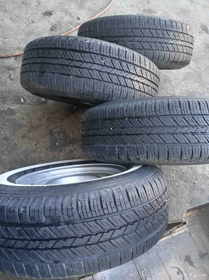 جنوط هيلكس مرسيدس صيني درجة أولى مع كفرات خط جنيو مقاس 15 3