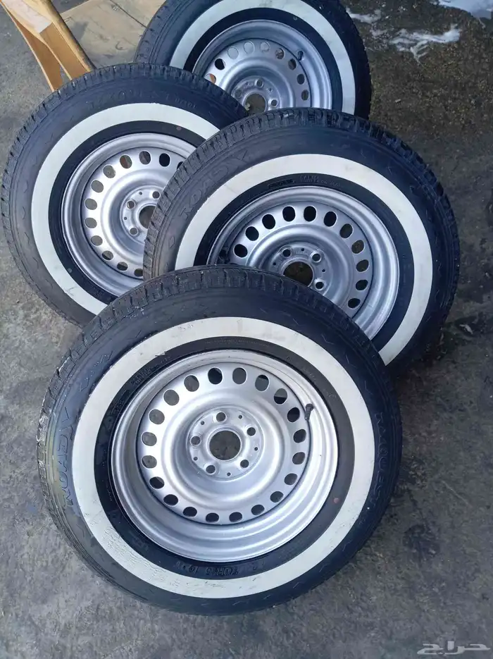 جنوط هيلكس مرسيدس صيني درجة أولى مع كفرات خط جنيو مقاس 15 0