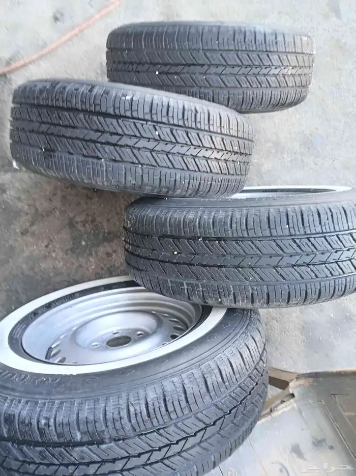 جنوط هيلكس مرسيدس صيني درجة أولى مع كفرات خط جنيو مقاس 15 2