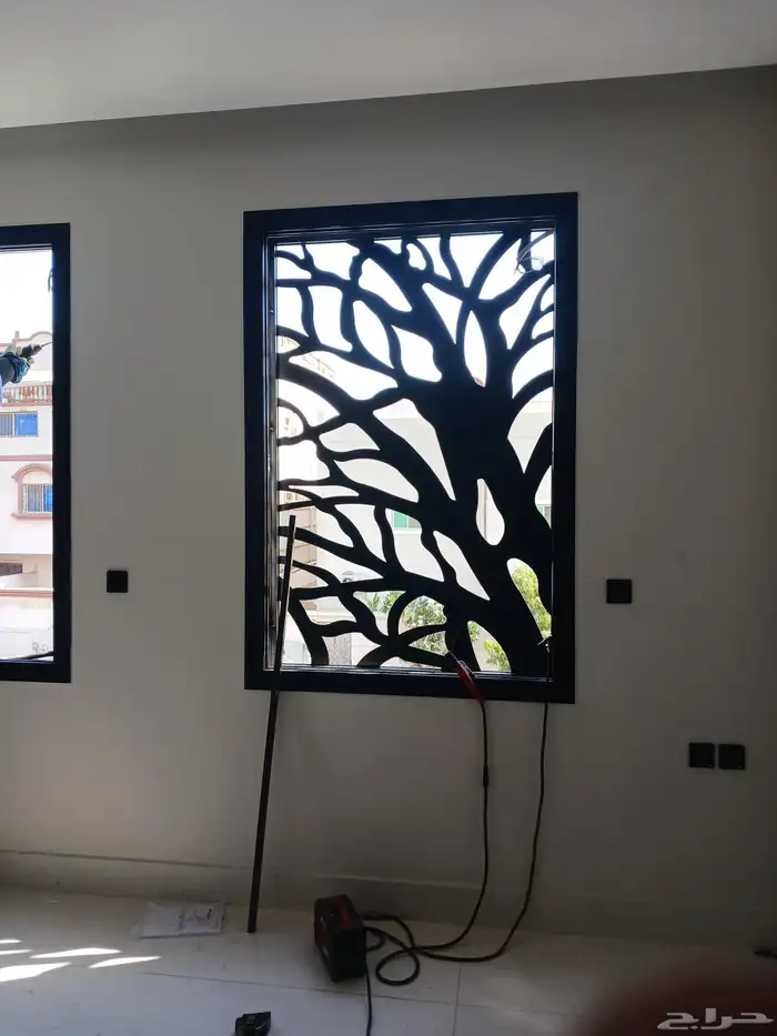 باب حديد ليزر سلم ليزر 9