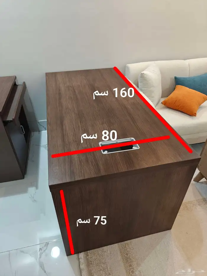 مكتب اداري بملحق وأدراج 2