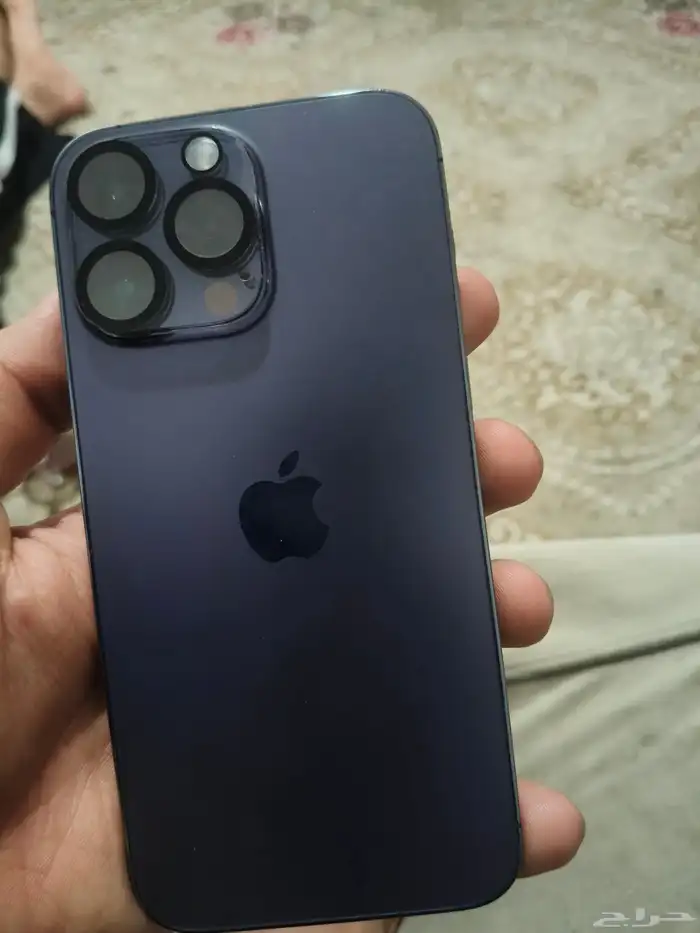 ايفون 14 برو ماكس بالكرتونة نظيف جدا 0