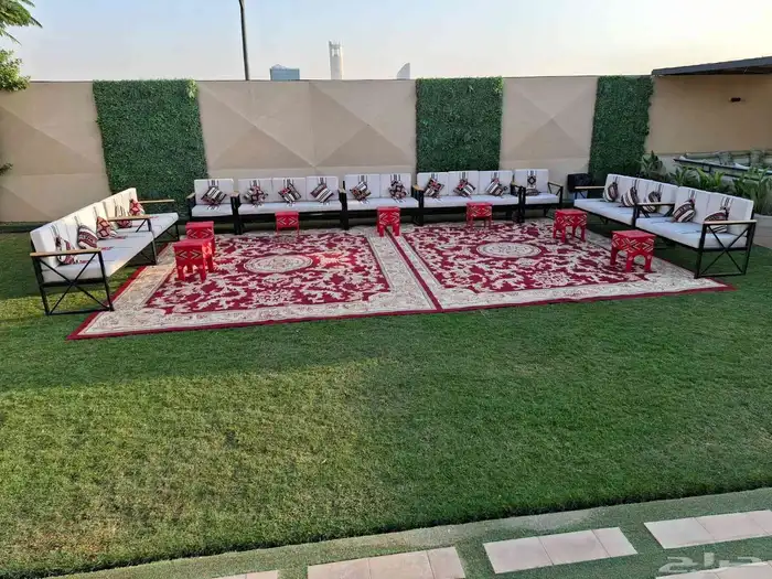 حفلات مناسبات دفايات فضي اسود 1