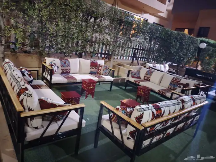 تاجير كراسي طاولات جلسات شعبيه كنب سماعات دفايات 2