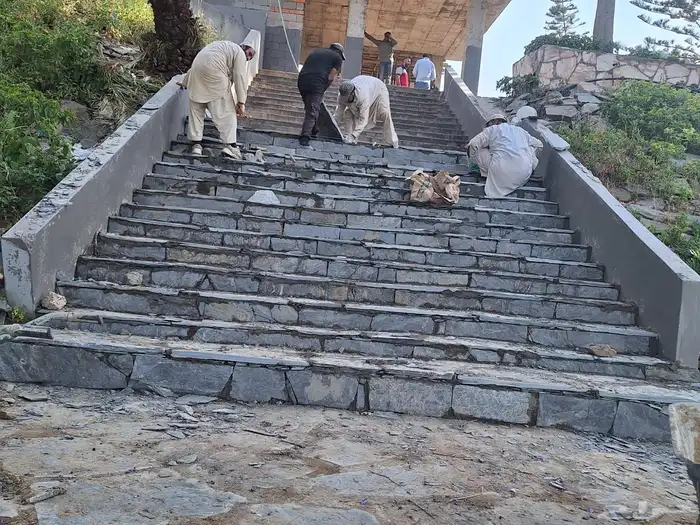 حجر تلبيس وبنيان عده الوان مختلفه 14