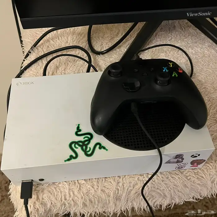 اكس بوكس مع سماعه ليزر 0