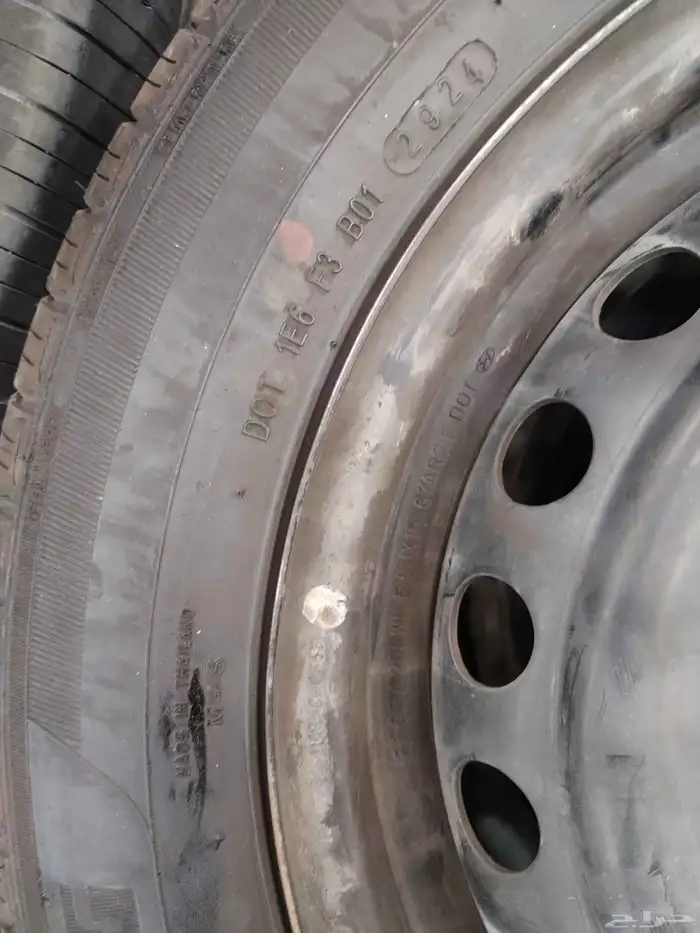 طقم جنوط اكسنت وكالة مقاس 15  كفرات مركبة قبل 10يوم طيس وكال 1