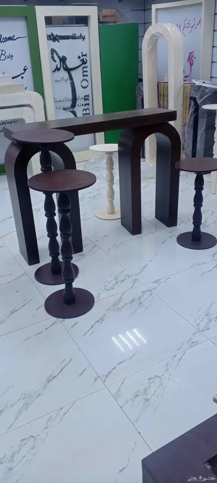 طاوله مخمل طاوله خشب طاوله حديد طاوله.. 6