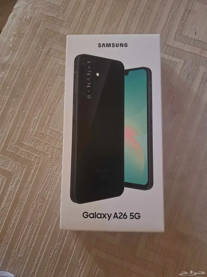 جوال سامسونج A26 5G جديد لم يشغل أبدا بغلافه 0