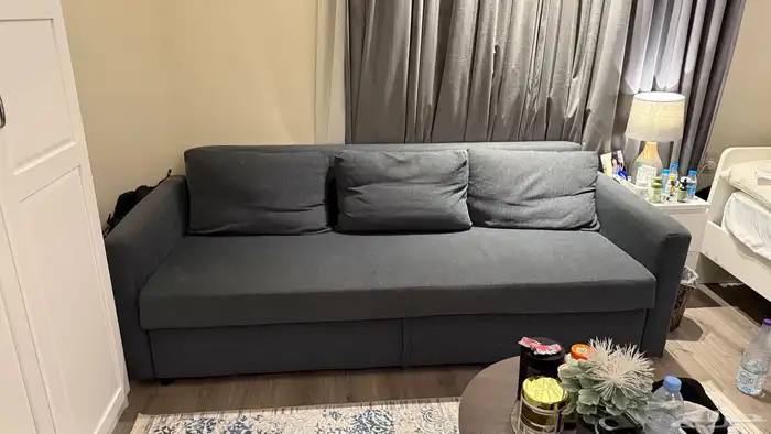 كنبة من إيكيا   FRIHETEN (قماش Skiftebo غامق) 2