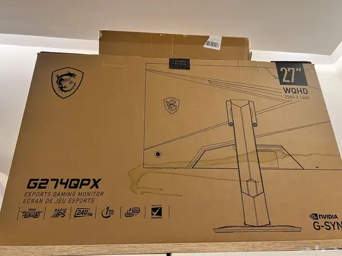 شاشة MSI G274QPX للألعاب 27 بوصة 240 فريم 2