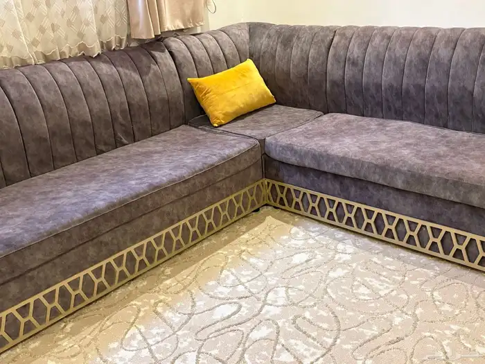 كنب حرفL. مع مكيف 4