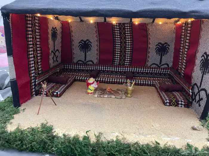 بيت شعر شغل يدوي للمجالس 3