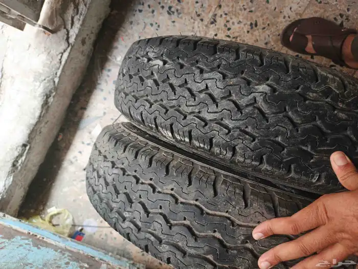 كفرات دباب مقاس 13 دلوب نظيفه 2