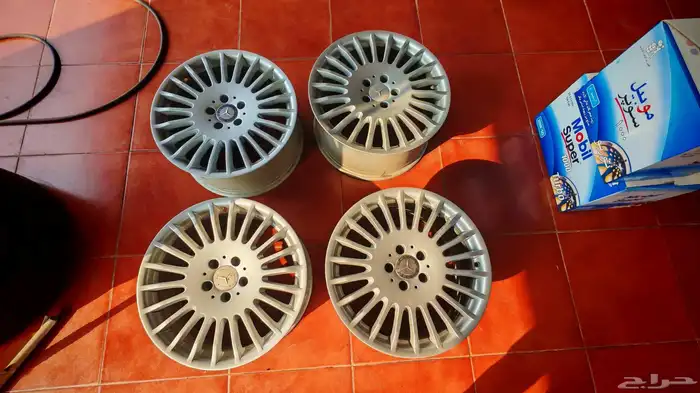 جنوط مرسيدس اصلي وكاله مقاس 18 نضيفه جدن 6