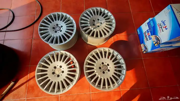 جنوط مرسيدس اصلي وكاله مقاس 18 نضيفه جدن 5