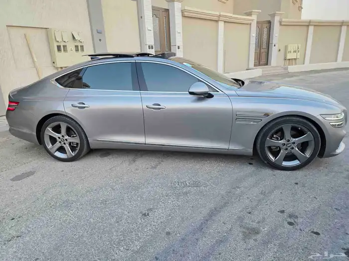 جنيسس G80 ديزل 2022 فل كامل وكالة بطاقة جمركية الأحساء 8