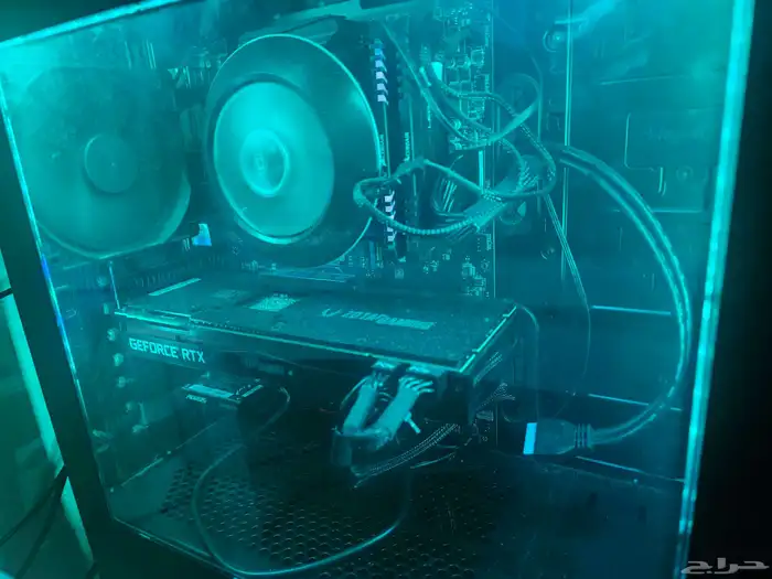 PC كامل للبيع مع شاشة benq 144hz وكرت الشاشة 2070super 1