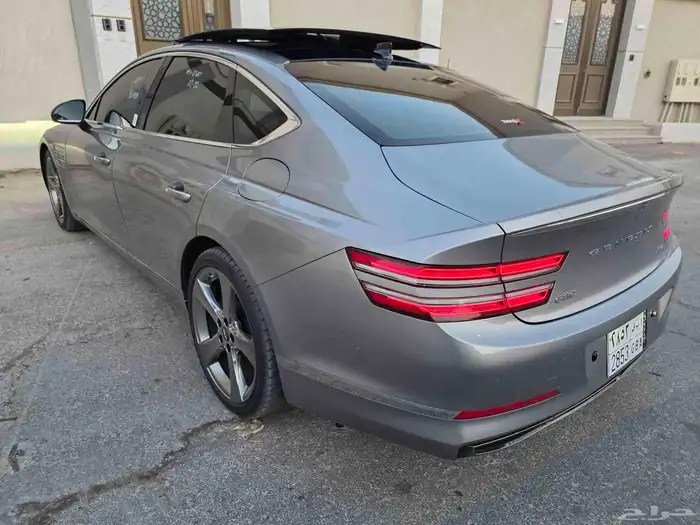 جنيسس G80 ديزل 2022 فل كامل وكالة بطاقة جمركية الأحساء 10