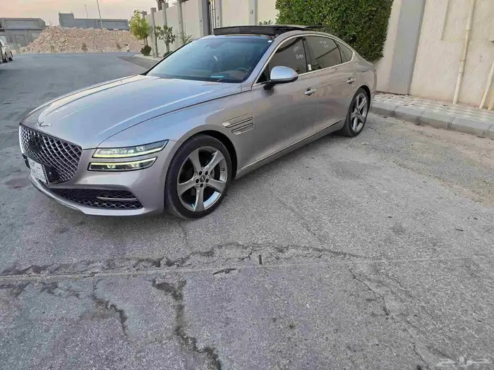 جنيسس G80 ديزل 2022 فل كامل وكالة بطاقة جمركية الأحساء 9