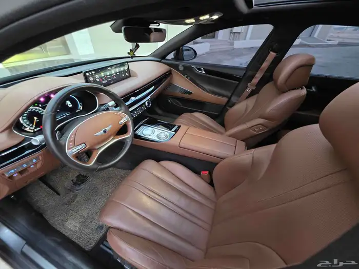 جنيسس G80 ديزل 2022 فل كامل وكالة بطاقة جمركية الأحساء 18