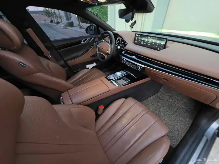 جنيسس G80 ديزل 2022 فل كامل وكالة بطاقة جمركية الأحساء 30