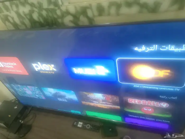 شاشه كلاس برو سمارت 55بوصه استخدام اقل من شهر ضمان سنتين 3